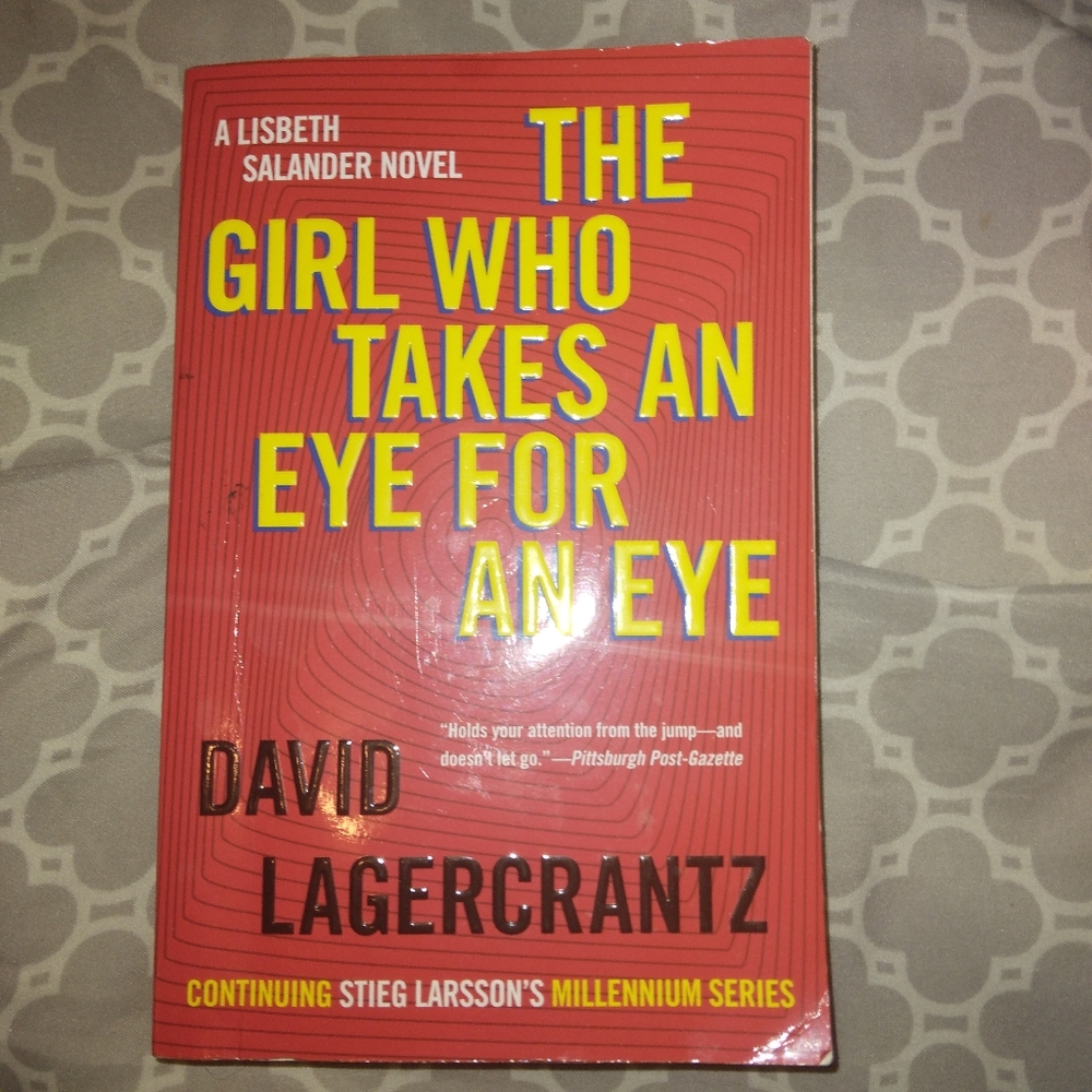 Book: the girl who takes an eye for an eye